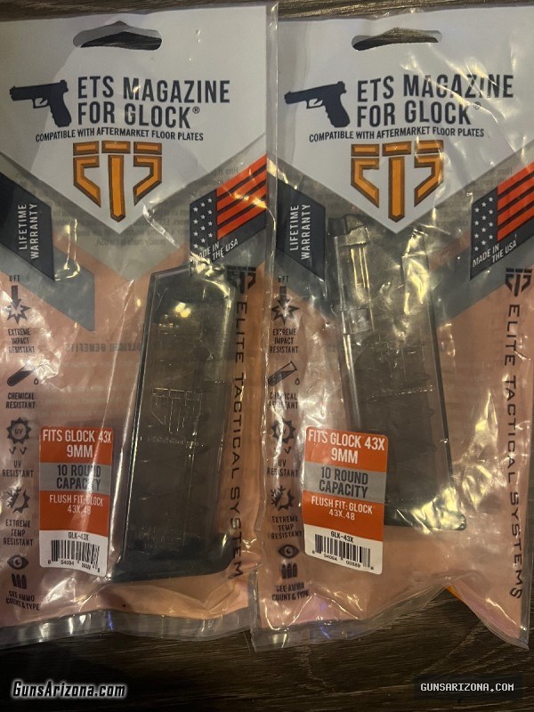 ETS mags for Glock 43x & 48