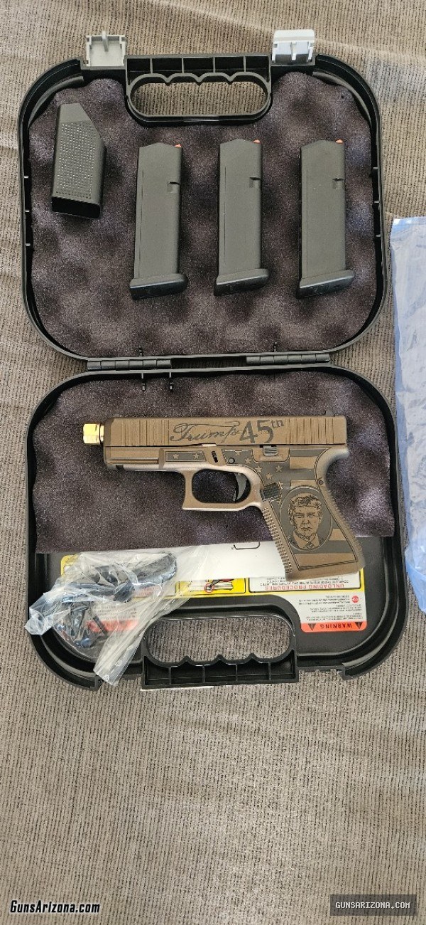Rare glock 19 gen 5 (factory trump edition)