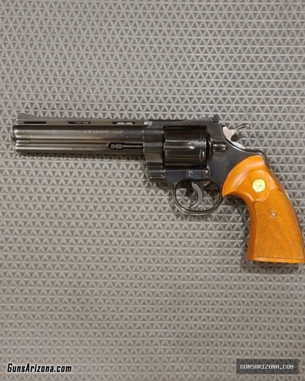 Colt Python (1971) 6 inch blue