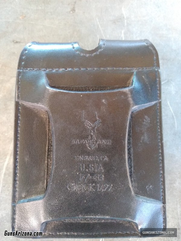 Glock 40 magazine and two mag belt holder