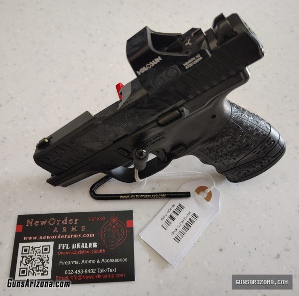 Walther PPS M2 9mm & Holosun 407K Optic 3 Mags