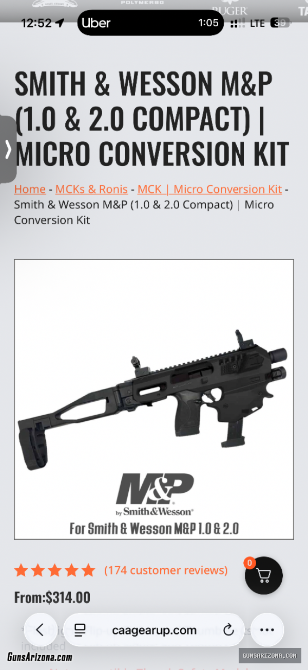 Smith & Wesson M&P Micro Conversion Kit