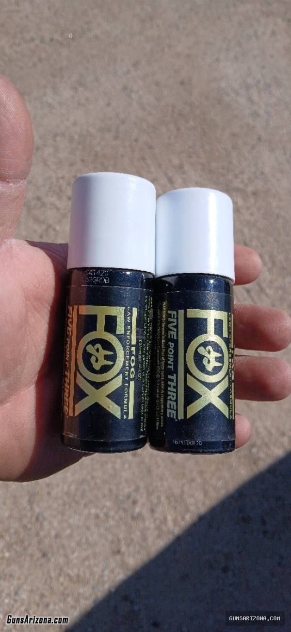Pepper fog grenades
