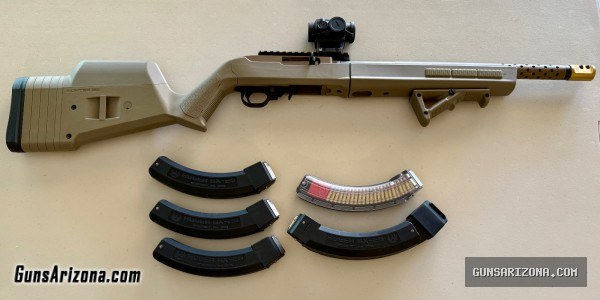 FS: Ruger 10/22 Tactical Build w/ Magpul Hunter Stock, Optic & 6 Mags (Incl. BX-25 Double Stack)