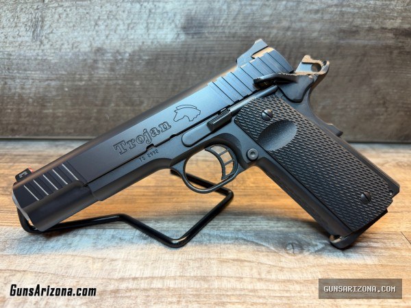 STI Trojan 5" Gov't model chambered in 9MM