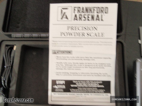 Frankford Arsenal Platinum Precision Powder Scale