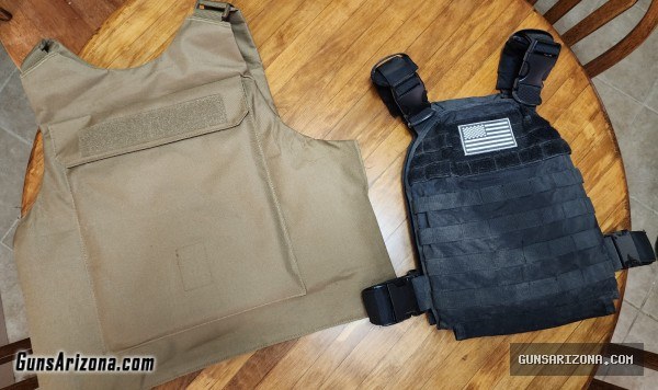 Bulletproof Vest & Carrier with plates