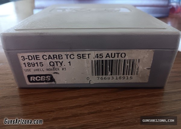 RCBS 45acp Dies