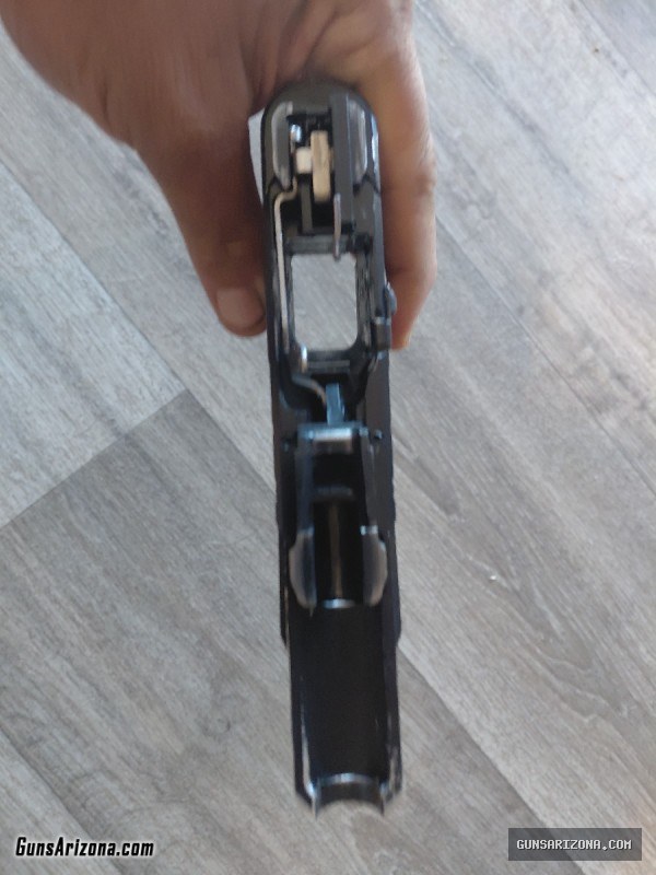 Complete metal glock frame with grips