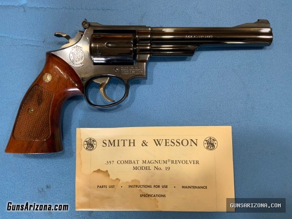 S&W M19-3 357 COMBAT MAGNUM