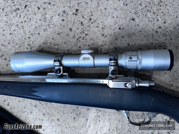 Ruger M77 Mark II 30-06 with matching Nikon scope