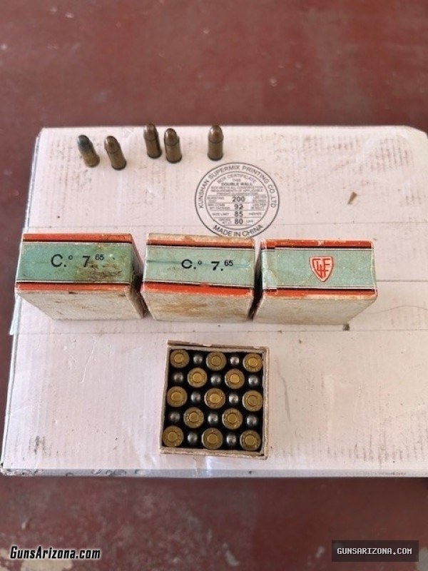 Fiocchi 7.65 Ammo