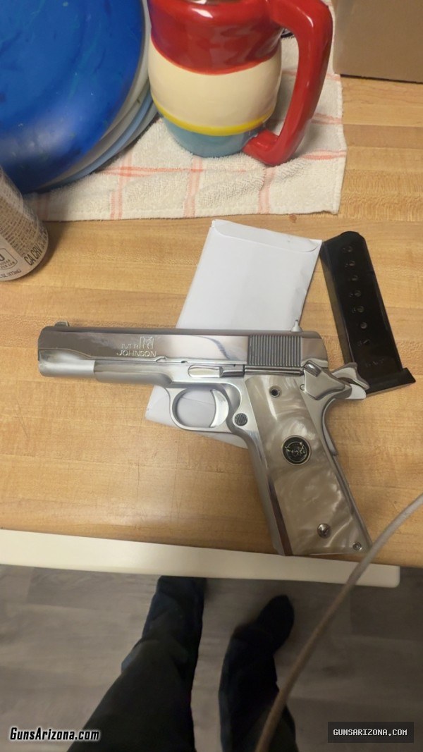 Iver johnson 1911 (real pearl grips)