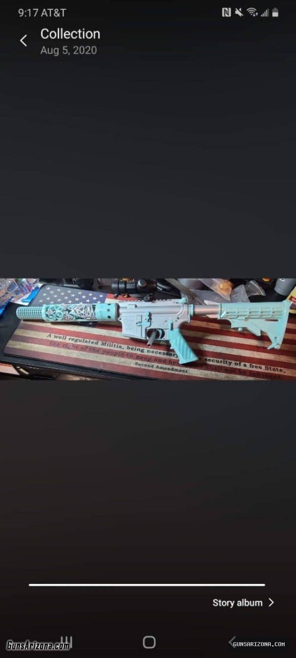 Daniel defense upper, Anderson lower hybrid custom good for both 223/5.56