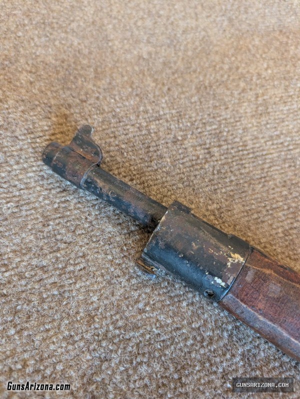 Vintage Bolt-Action Toy Training Rifle – Antique WWI/WWII Style Wood & Metal Prop
