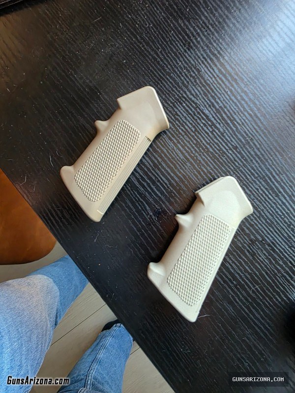 Strike rubberized Ar 15 grip, magpul grips, brownells grips muzzle device