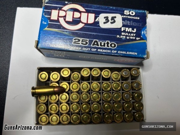 .25 Auto Ammo