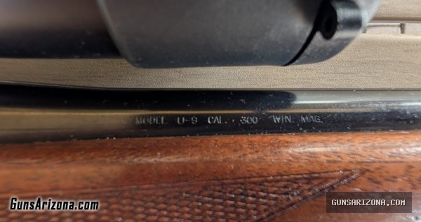 300 WIN MAG HERTERS BSA MODEL U9 BOLT ACTION RIFLE W/SCOPE