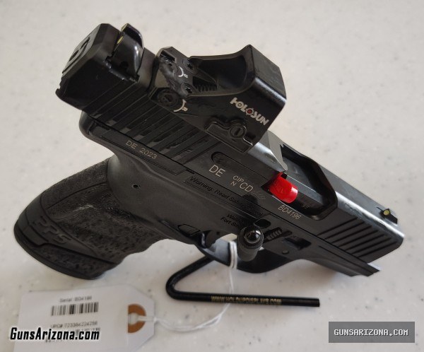 Walther PPS M2 9mm & Holosun 407K Optic 3 Mags