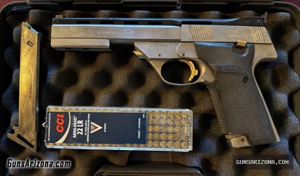 1981 HIGH STANDARD STAINLESS VICTOR .22LR