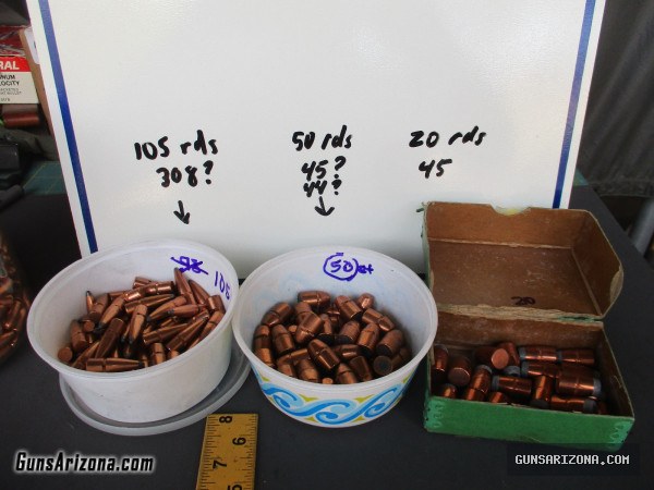 5 Lots of Bullets for Reloading: 45, 380 part 1