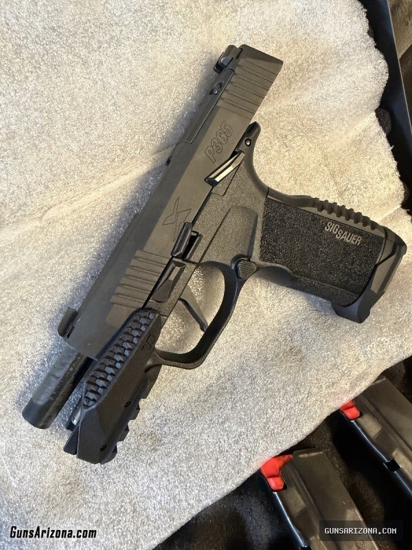 P365 XMacro TACOPS manual safety w/ Radian Backstrap + Magwell