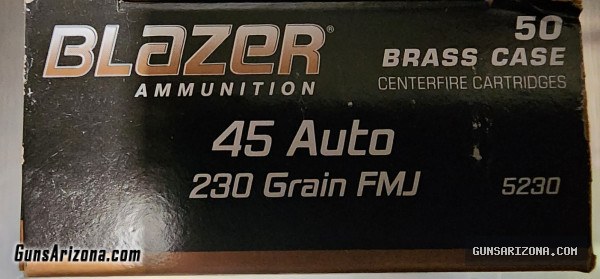 CCI BLAZER 45 cal. Ammo for sale