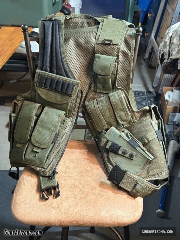UTG TACTICAL MILITARY LAW ENFORCEMENT OD VEST