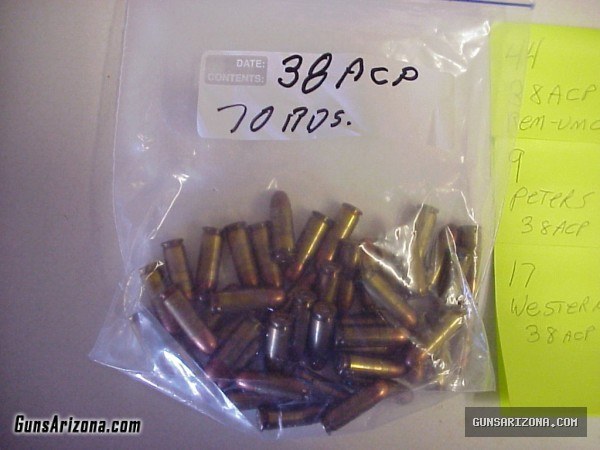 38 colt acp ammo