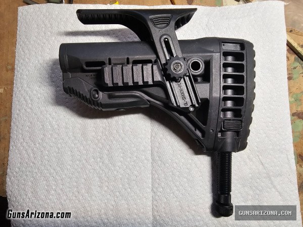 FAB DEFENCE BUTTSTOCK MONOPOD BUILT-IN ADJUSTABLE CHEEK REST $ 150.00 I WILL NOT RESPOND TO