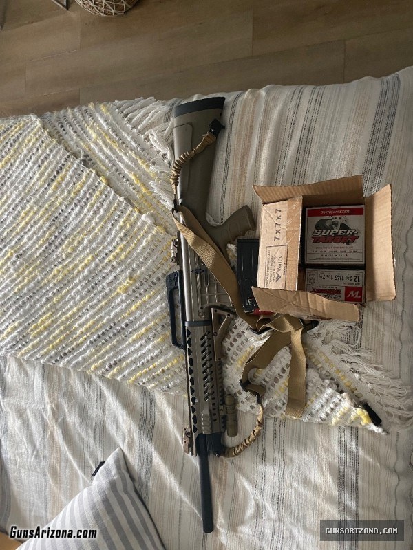 VR 60 tactical 12 gauge semi model shotgun like new a lot of add-ons plus shells