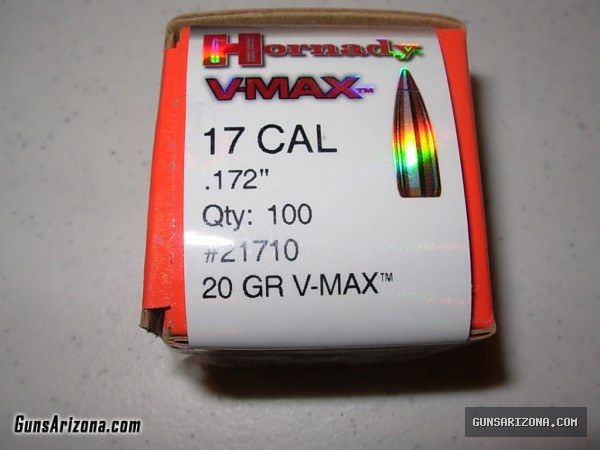 17 Cal .172 20 gr V-MAX.