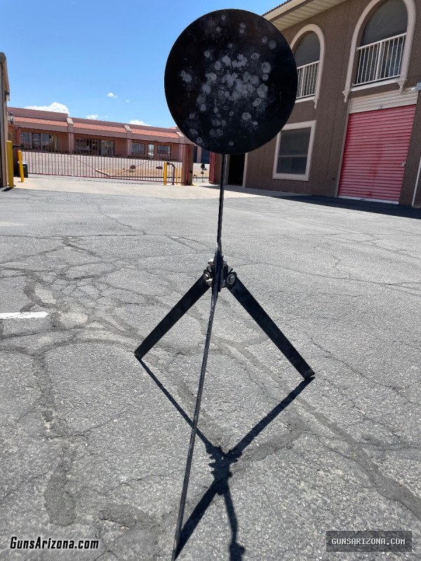Evil Roy, portable steel target used