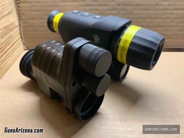 BOTH Oneleaf.ai Commander NV100 Rifle Scope Night Vision + IR Monocular