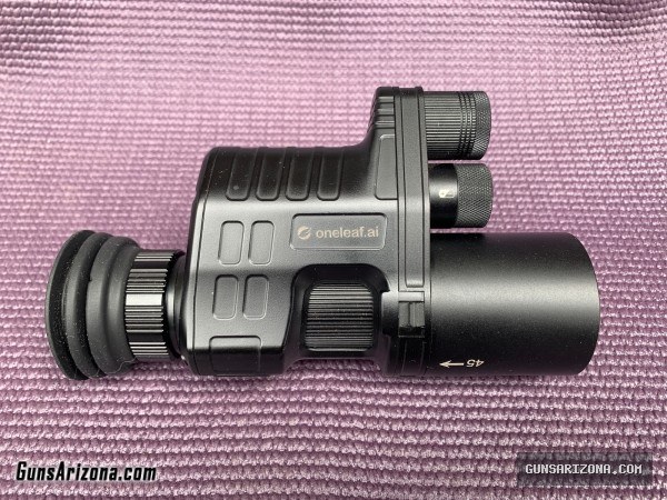 BOTH Oneleaf.ai Commander NV100 Rifle Scope Night Vision + IR Monocular