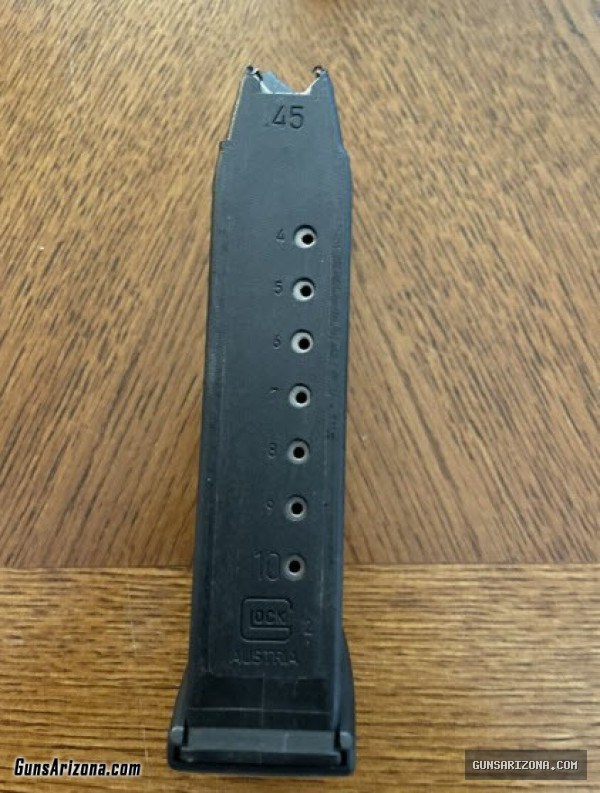 Glock 21 10 RDS MAGS - PRE-OWNED  - I WILL NOT RESPOND TO "IS THIS AVAILABLE."