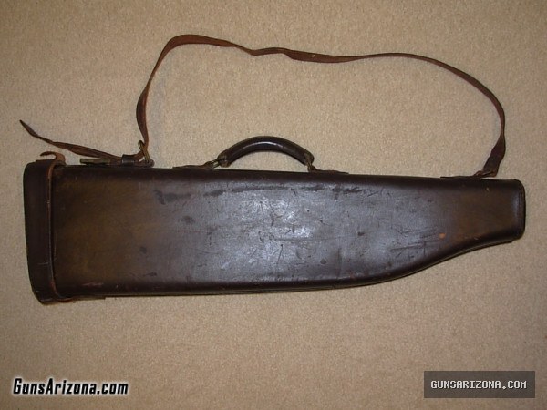 Vintage Leather Rifle or Shotgun Breakdown Carry Case