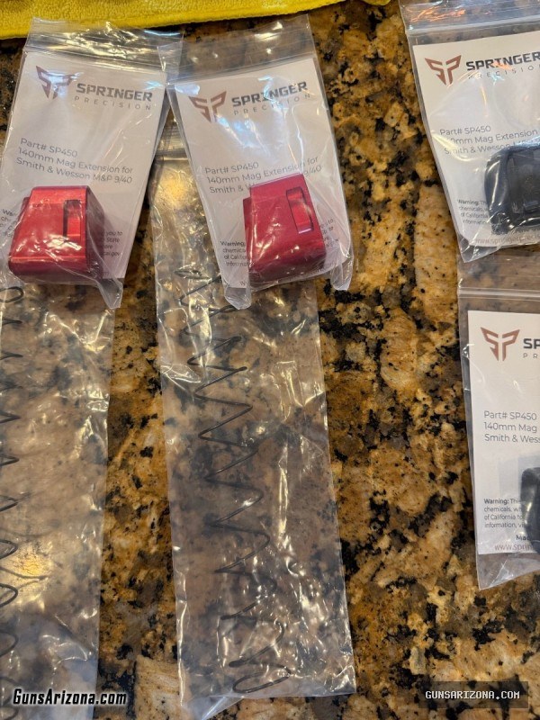 OEM S&W M&P M2.0 Competitor 9mm 17 Round Magazine + 140mm Mag Extensions (Barley Used)