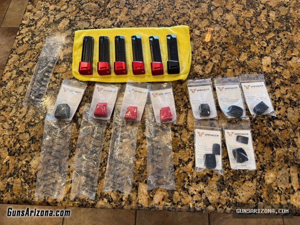 OEM S&W M&P M2.0 Competitor 9mm 17 Round Magazine + 140mm Mag Extensions (Barley Used)