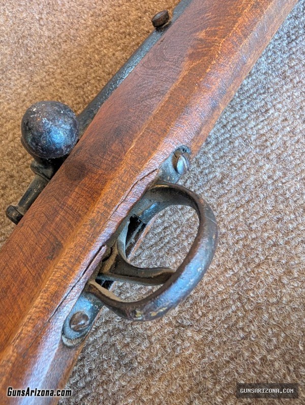 Vintage Bolt-Action Toy Training Rifle – Antique WWI/WWII Style Wood & Metal Prop