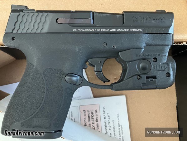 S&W Shield 2.0 9mm, night sights, light/laser, holster, 4 mags