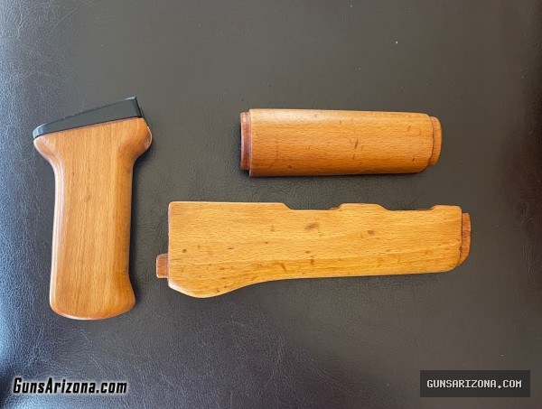 Hungarian AK-63 AKM Wood stock set for stamped receiver like Chinese 56s