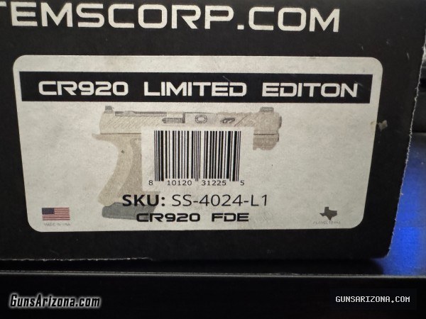 New Shadow Systems CR920 LE, 9mm