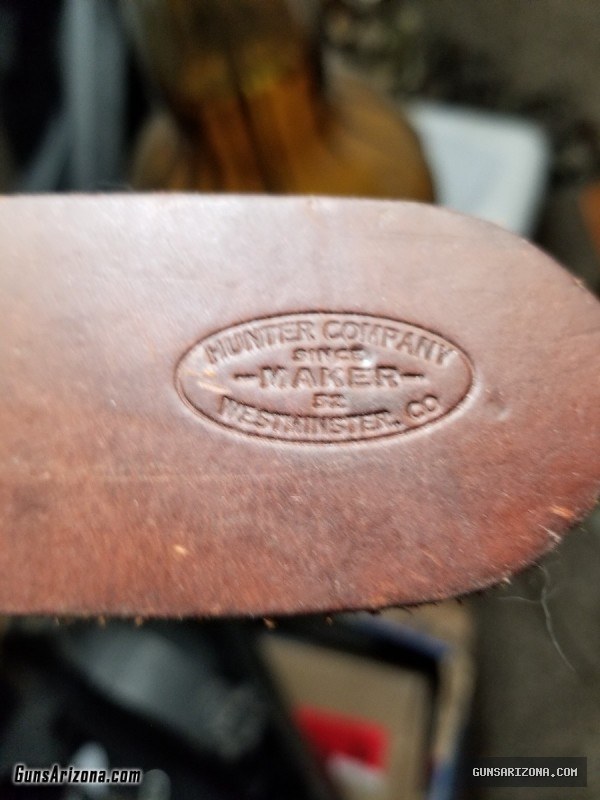HUNTER  COMPANY leather cartridge Belt large 40