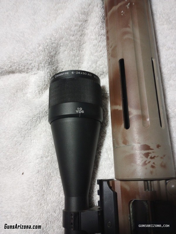 Remington R-25 .308 Semi-Auto Rifle 6X24 50mm Scope
