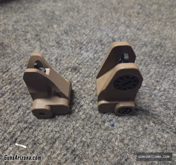 FDE Troy Metal Sights