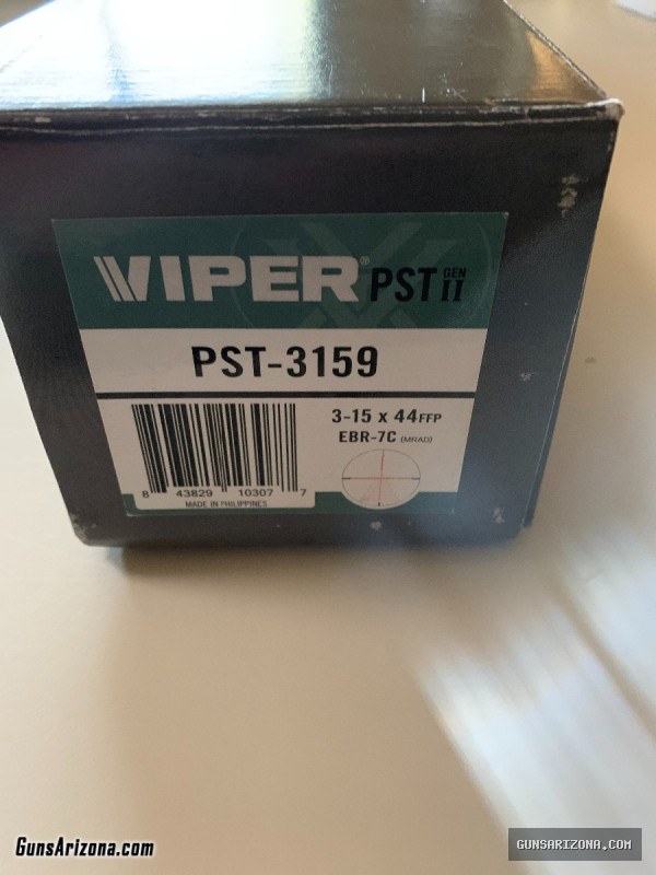 Vortex Viper PST II 3-15x44 ( EBR-7C ) MRAD-FFP $750
