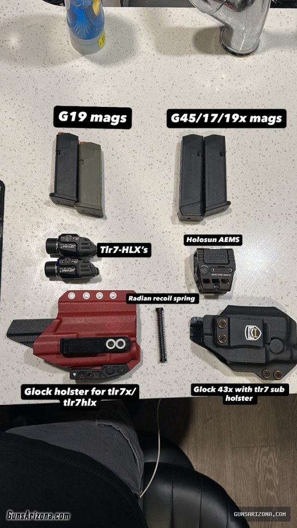 Holsters , mags , sight