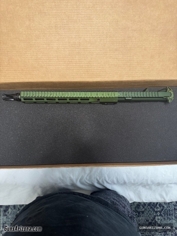 Geissele 14.5 super duty upper in ODG green