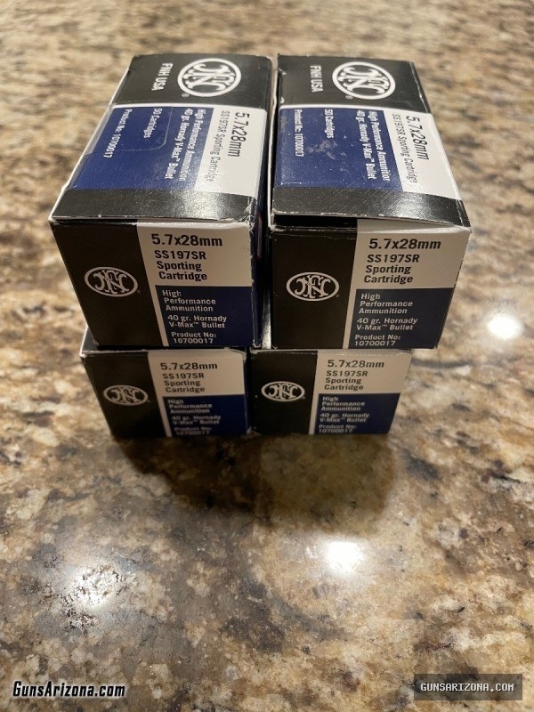 FN 5.7 x 28  SS197SR Ammo